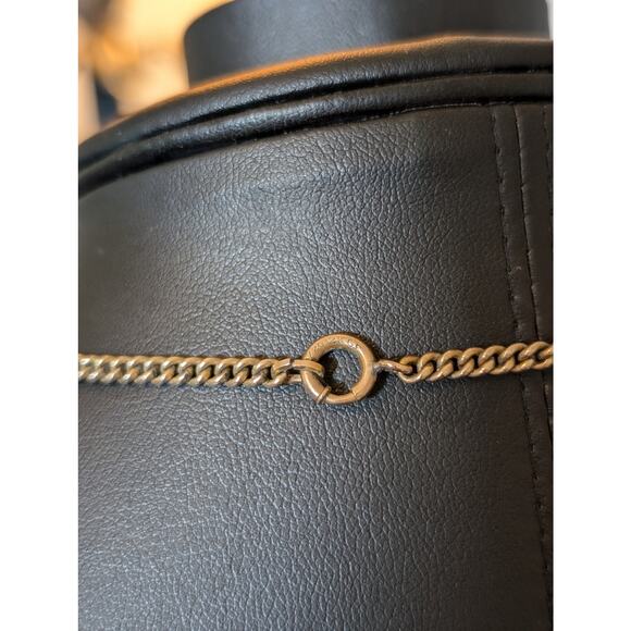 Vintage Tiger's Eye Gemstone Floral Filigree Oval Brooch/Pendant on 12K GF Chain - Picture 3 of 7